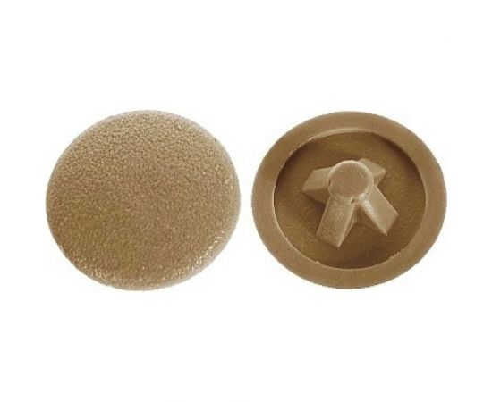 Заглушка Tech-Krep для шуруп-стяжек PZ 5 мм темно-бежевая 50 шт. пакет 106209 