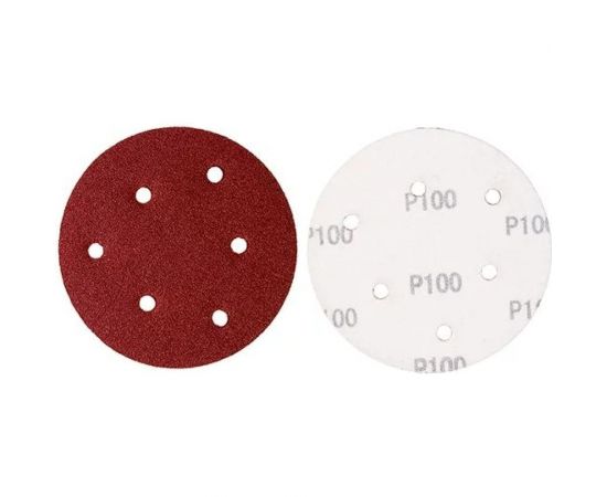 Диск шлифовальный на липучке 125 мм, Р100, 5 шт OXCRAFT УТ-00008143 
