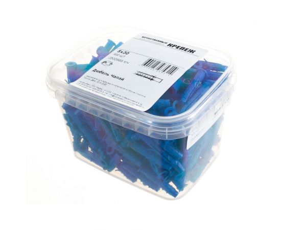 Дюбель Чапай шипы-усы Качественный КРЕПЕЖ 5х30 300 шт 0500665 КЧ – изображение 2