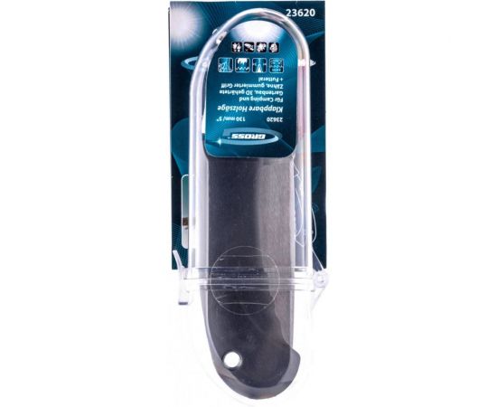 Пила по дереву GROSS PIRANHA складная, для кэмп.и сада,130 мм, 8-9 TPI, кал.зуб, 3D, обрезин.рук, кобура 23620 – изображение 2