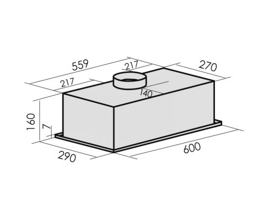 Кухонная вытяжка MBS MONSTERA 160 INOX 5235 – изображение 2
