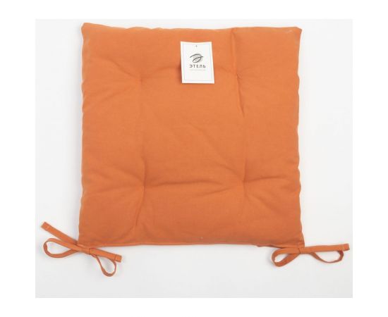 Сидушка на стул Этель ""Kitchen"" 42x42 см, цвет оранжевый, 100% хлопок, саржа 220 г/м2 7866021 – изображение 3