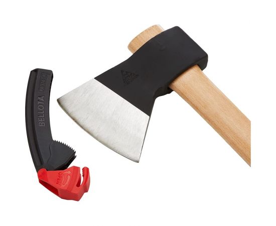 Кованый топор с буковой рукояткой и защитой лезвия Bellota 2000 г 8130-2000 N – изображение 3