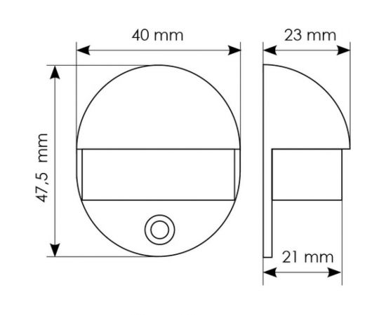 Дверной ограничитель MORELLI DS1 COF цвет кофе 9010610 – изображение 3