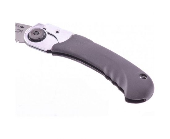 Пила по дереву GROSS PIRANHA складная, для кэмп.и сада,130 мм, 8-9 TPI, кал.зуб, 3D, обрезин.рук, кобура 23620 – изображение 3