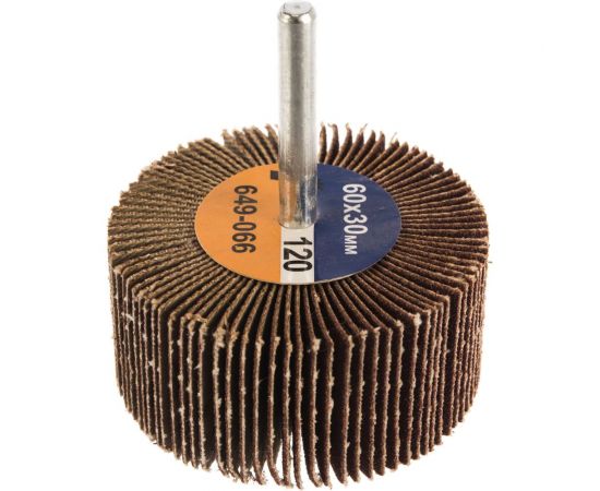 Круг лепестковый с оправкой (60х30 мм; P120) ПРАКТИКА 649-066 – изображение 3