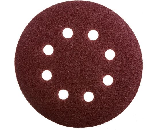 Круг абразивный шлифовальный перфорированный под липучку (10 шт; 125 мм; Р150) ТУНДРА 2603078 – изображение 3