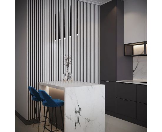 Панель мдф 3d лайн модерн GRACE 165x2750 мм l02 береза черная УТ000076767 – изображение 3