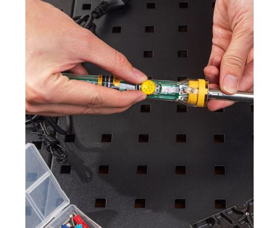 Паяльник с керамическим нагревателем DELI DL8820 (60вт, 200-450 град) 103006 – изображение 6