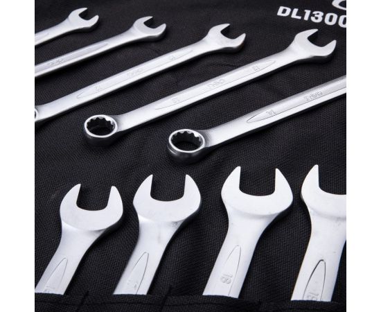Набор комбинированных гаечных ключей DELI 14 шт. DL130014B 98322 – изображение 9