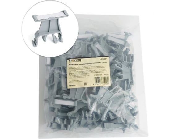 Держатель для маркировки клеммных групп STEKKER Ld569 49212 