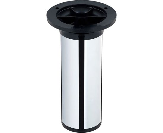 Ножка Tech-Krep металл, круглая, регулируемая, сверху, D50x150 мм, хром - накл. 148548 