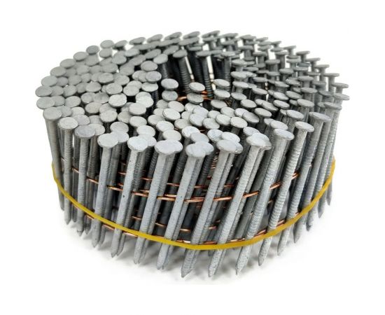 Барабанные гвозди H&H 2.3x50 Ring, HDG ершеные, горячий цинк, 2500 шт. 4577BS 