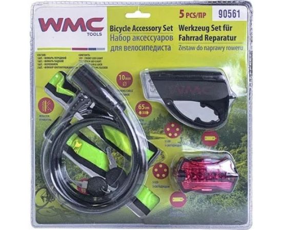 Набор аксессуаров для велосипеда WMC TOOLS 5 предметов в блистере WMC-90561 