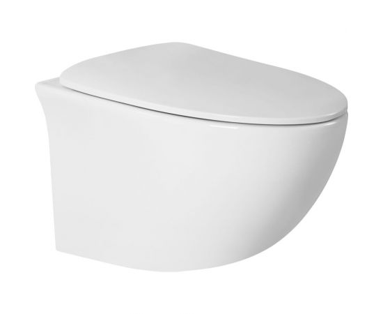 Унитаз подвесной безободковый с сиденьем с микролифтом BOND F05-10 