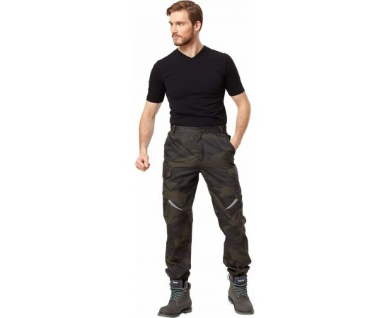 Брюки-джоггеры Эксперт Спецодежда Аксель кмф хаки, р.52-54, рост 170-176 6446000066327 