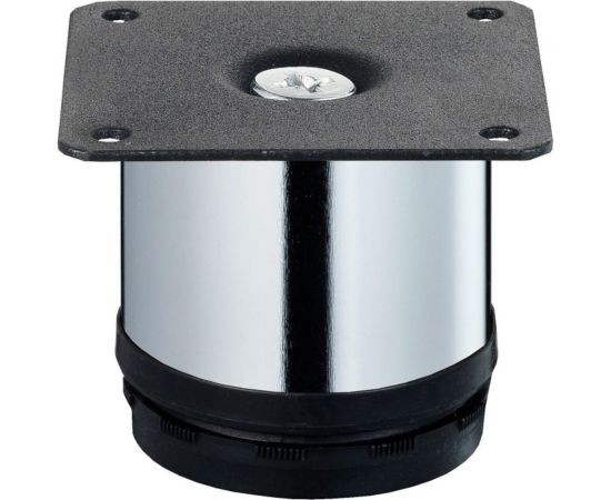 Ножка Tech-Krep металл, круглая, регулируемая, сверху, D50x50 мм, хром - накл. 148551 