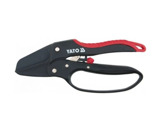 Секатор с упорной пластиной и храповым механизмом YATO 200 мм YT-8808 
