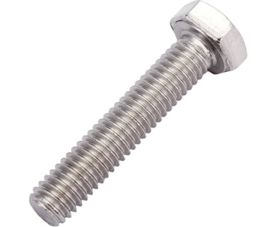 Болт Мир крепежа ISO 4017/DIN 933 М6x30 А2 (50 шт) Т0000003014 