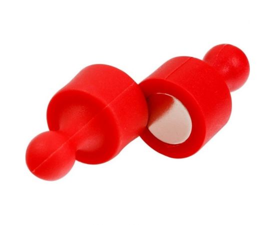 Неодимовый магнит для магнитной доски Forceberg Пешка 12x20 мм, красный, 16 шт. 9-3581204-016 