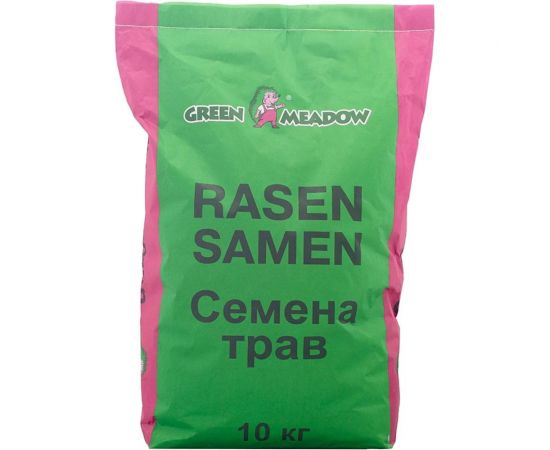 Семена GREEN MEADOW Декоративный газон для глинистых почв 10 кг 4607160330624 