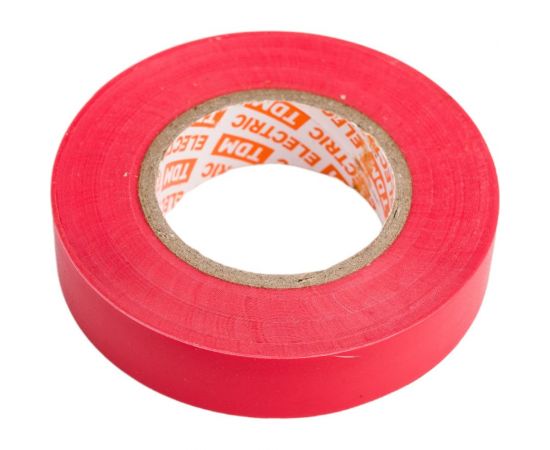 Изолента ПВХ TDM 0.13х15 мм красная 20 м SQ0526-0013 – изображение 2