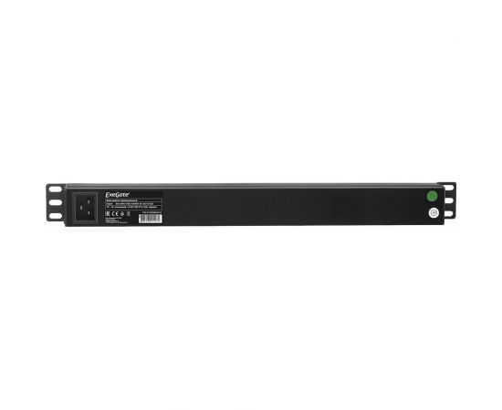 Блок розеток ExeGate ServerPro PDU-19H007 Al-12C13-C20, 19, 1U, алюминий, 12 IEC 320 C13, С20 280865 – изображение 2