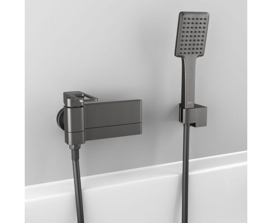 Смеситель для ванны IDDIS Slide графит SLIGM00i02 – изображение 2