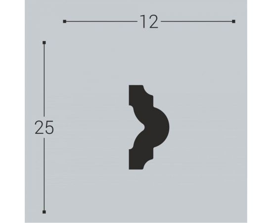 Молдинг bello deco XPS М 14 25x12 мм 00-00004631 – изображение 3