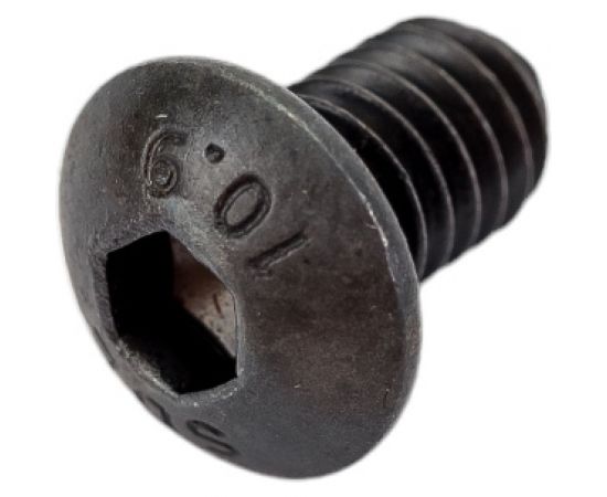 Винт Море-Метизов ISO 7380, класс прочности 10.9, оксид, M4x6 мм, 50 шт. VINT73804650M – изображение 3