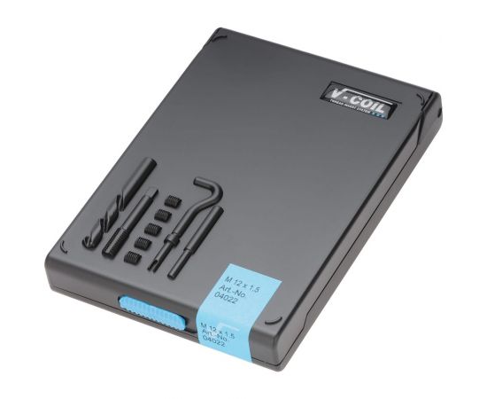 Набор для восстановления резьбы VOELKEL V-Coil М12x1,5 14 пр. V04022 – изображение 3