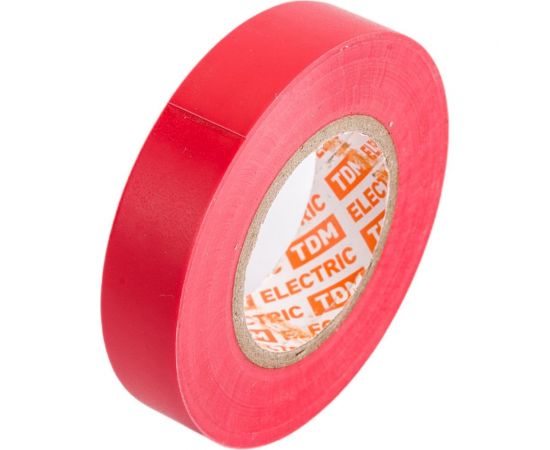 Изолента ПВХ TDM 0.13х15 мм красная 20 м SQ0526-0013 – изображение 4