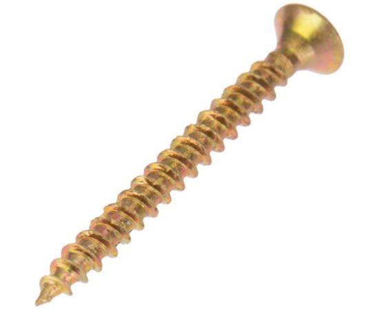 Универсальный саморез KRANZ 3x30, желтый цинк, 200 шт. KR-01-3311-013 – изображение 4