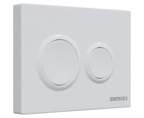 Комплект для монтажа подвесного унитаза Berges: инсталляция novum525, кнопка o1 белая, унитаз ego rimless, сиденье дюропласт okus slim so, микролифт, быстросъем 043250 – изображение 4