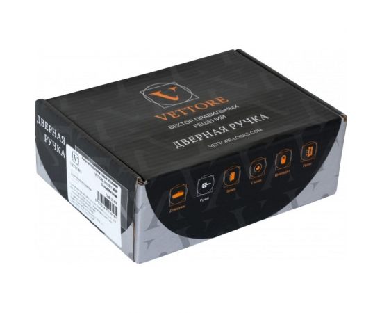 Ручка на раздельном основании VETTORE R07.034 SN/CP сатин/хром 20457 – изображение 5