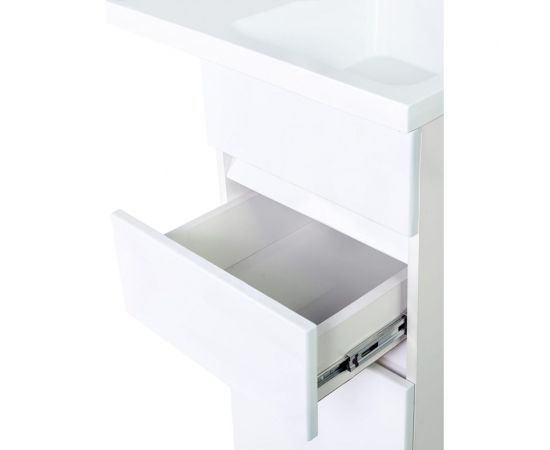 Напольная тумба с правой раковиной под стиральную машину ORANGE OPTIMA OP-40TUW+RAR – изображение 5