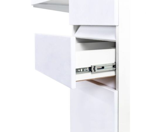 Напольная тумба с правой раковиной под стиральную машину ORANGE OPTIMA OP-40TUW+RAR – изображение 6