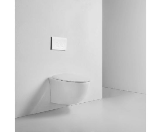 Унитаз подвесной безободковый с сиденьем с микролифтом BOND F05-10 – изображение 6