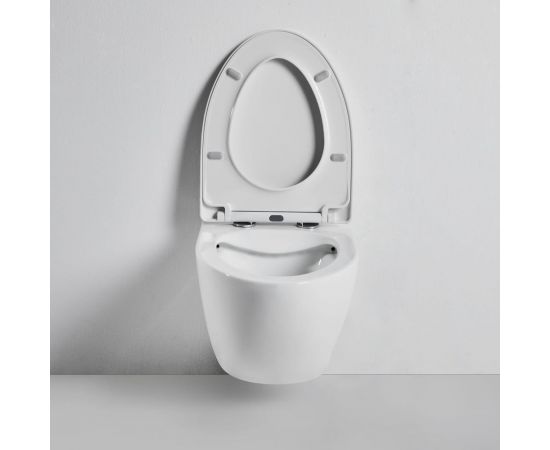 Унитаз подвесной безободковый с сиденьем с микролифтом BOND F05-10 – изображение 7