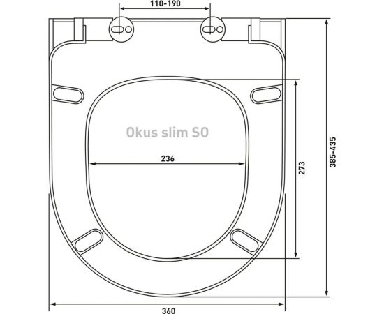 Комплект для монтажа подвесного унитаза Berges: инсталляция novum525, кнопка o1 белая, унитаз ego rimless, сиденье дюропласт okus slim so, микролифт, быстросъем 043250 – изображение 10