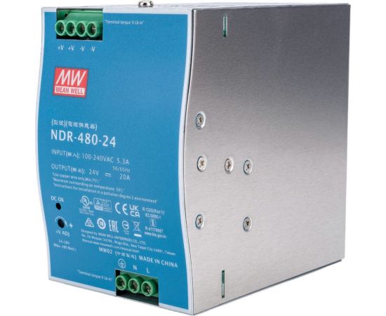 Источник питания Mean Well, AC/DC NDR-480-24 Т02290107 
