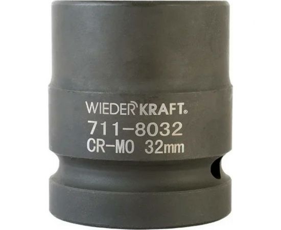 Головка торцевая ударная 6-гранная (32 мм; 1DR) WIEDERKRAFT WDK-711-8032 