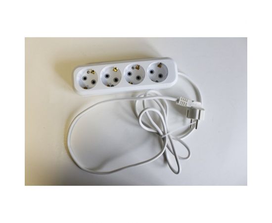 Сетевой удлинитель ПЕРЕСВЕТ+ с заземлением, на 4 гнезда, шнур ПВС 3х1 - 5м 4620003921407 