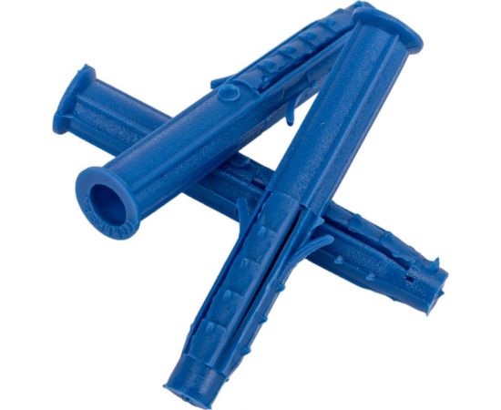 Распорный дюбель Чапай 5х40 шипы+усы, синие 1000шт - пакет Tech-Krep 111140 