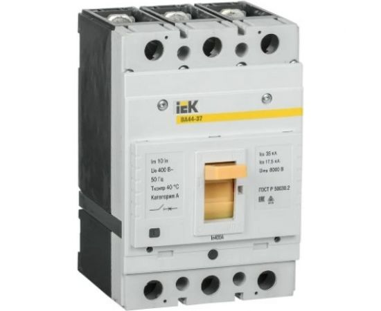 Автоматический выключатель IEK ВА44-37 3Р 400А 35кА SVA4410-3-0400-35 