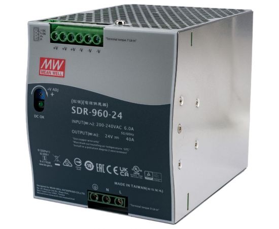 Источник питания Mean Well AC/DC SDR-960-24 Т02150236 
