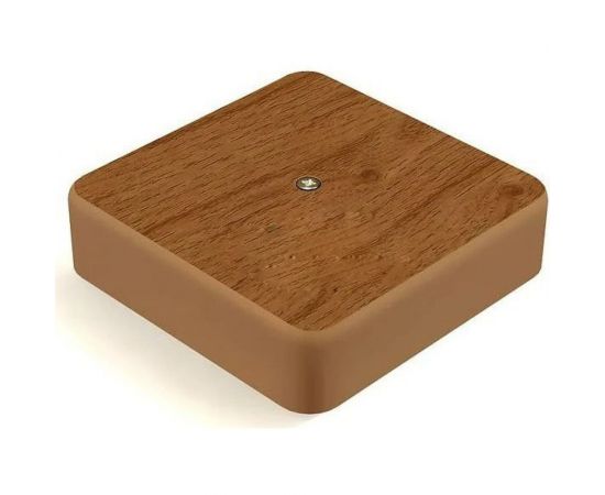 Распределительная коробка GREENEL наружного монтажа 75х75х28мм ОРЕХ GE41215-14 