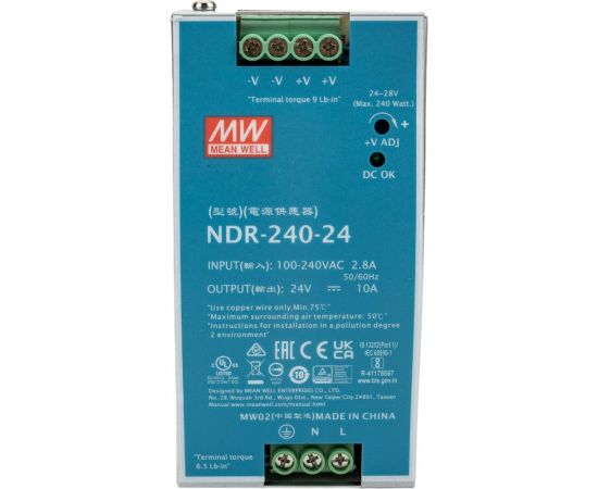 Источник питания Mean Well AC/DC NDR-240-24 Т02290105 