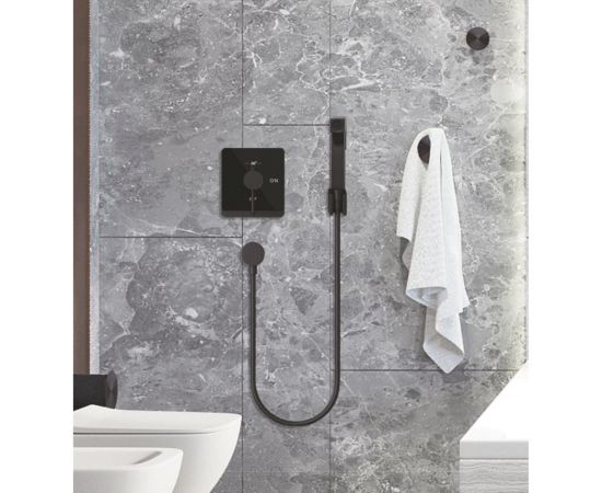 Смеситель с гигиеническим душем ROSE черный R105H – изображение 2