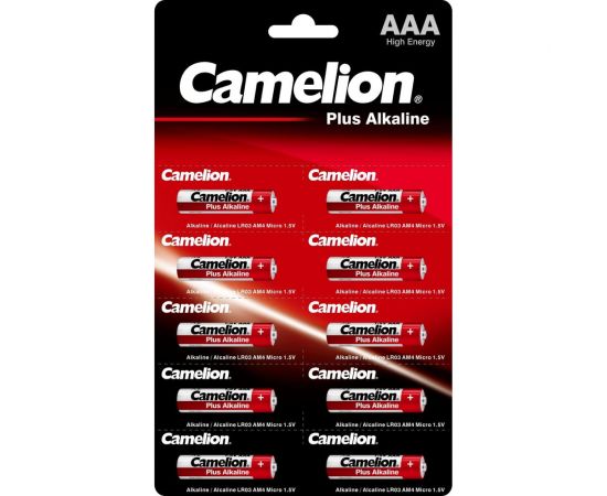 Батарейка Camelion, 1.5В LR03 Plus Alkaline BP1x10P LR03-BP1x10P 14136 – изображение 2